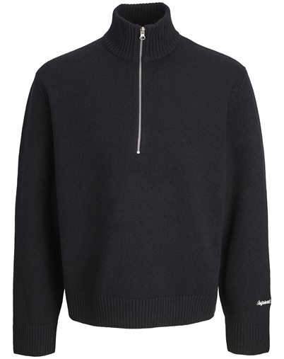 Jack & Jones - JORNorrebro Knit Half Zip - Black